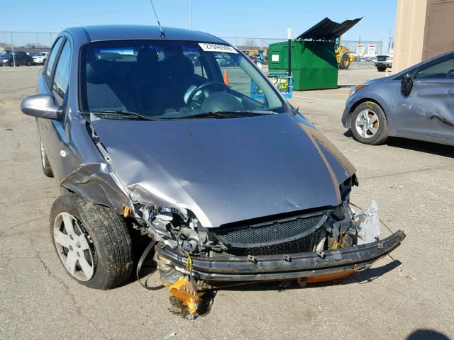 KL1TD566X6B657922 - 2006 CHEVROLET AVEO BASE ვერცხლისფერი ფოტო 1