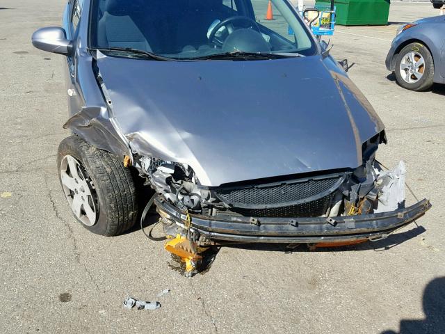 KL1TD566X6B657922 - 2006 CHEVROLET AVEO BASE ვერცხლისფერი ფოტო 9