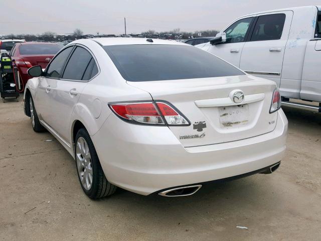 1YVHZ8CBXC5M17082 - 2012 MAZDA 6 S WHITE photo 3