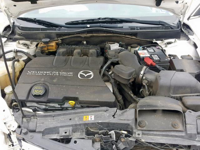 1YVHZ8CBXC5M17082 - 2012 MAZDA 6 S WHITE photo 7