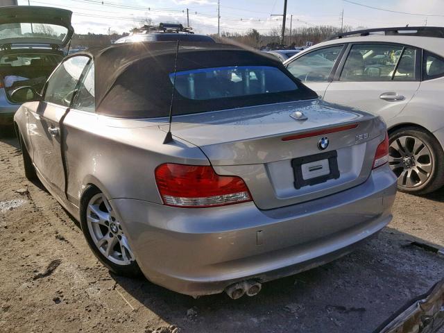 WBAUL73538VE89310 - 2008 BMW 128 I TAN photo 3