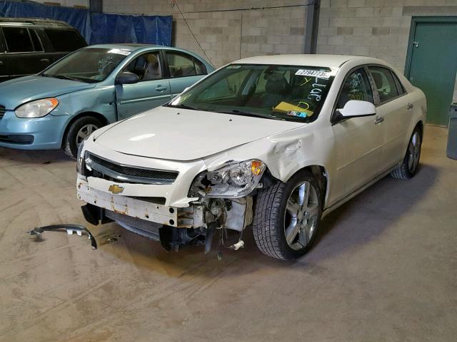 1G1ZC5E06CF293174 - 2012 CHEVROLET MALIBU 1LT თეთრი ფოტო 2