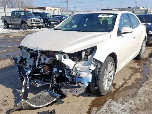 1G11H5SA4DF178926 - 2013 CHEVROLET MALIBU LTZ WHITE photo 2