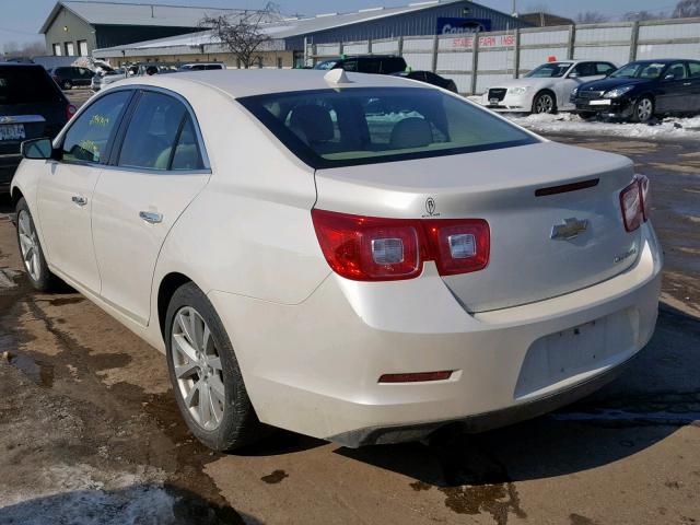 1G11H5SA4DF178926 - 2013 CHEVROLET MALIBU LTZ WHITE photo 3