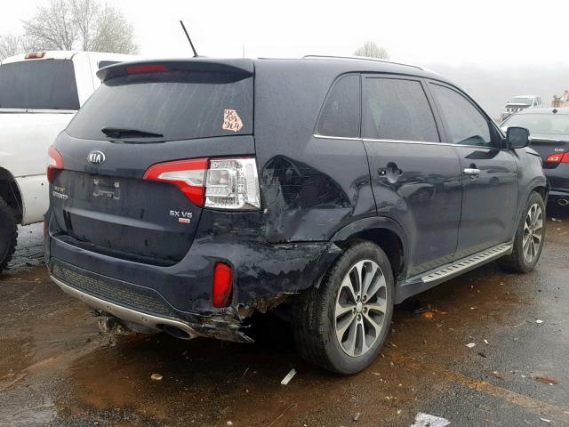 5XYKW4A76EG445340 - 2014 KIA SORENTO SX BLACK photo 4