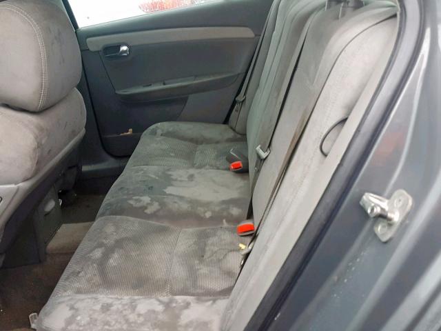1G1ZG57B49F118062 - 2009 CHEVROLET MALIBU LS BLACK photo 6