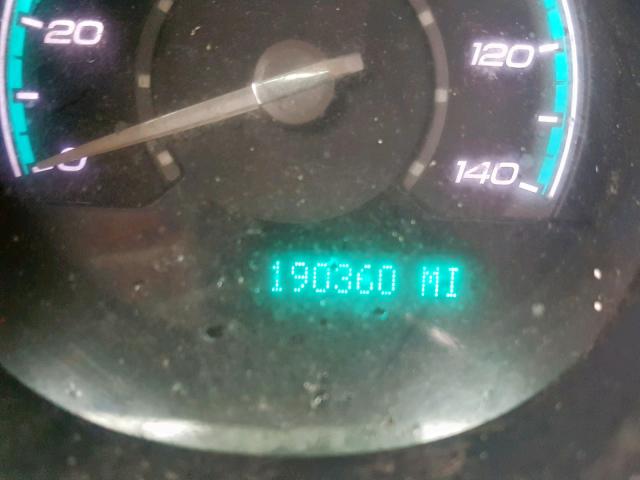 1G1ZG57B49F118062 - 2009 CHEVROLET MALIBU LS BLACK photo 8