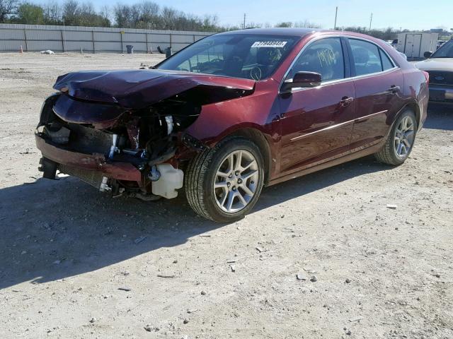 1G11C5SL7EF292551 - 2014 CHEVROLET MALIBU 1LT მუქწითელი ფოტო 2