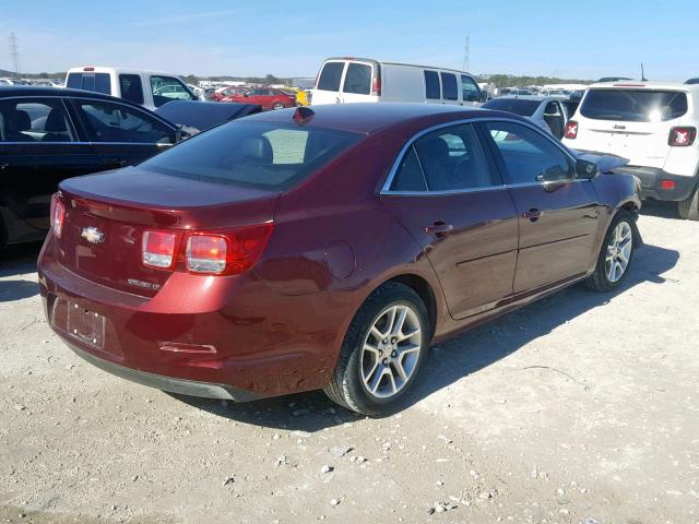 1G11C5SL7EF292551 - 2014 CHEVROLET MALIBU 1LT მუქწითელი ფოტო 4