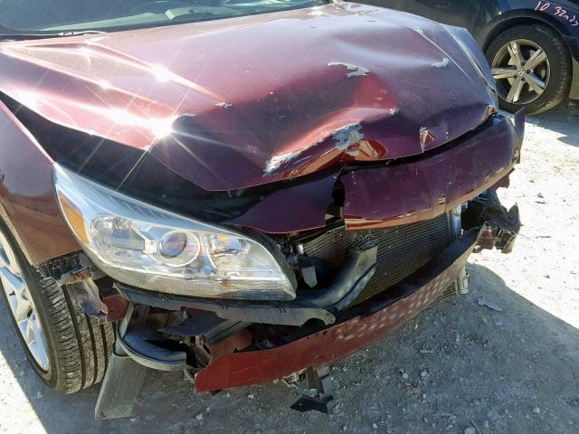 1G11C5SL7EF292551 - 2014 CHEVROLET MALIBU 1LT მუქწითელი ფოტო 9