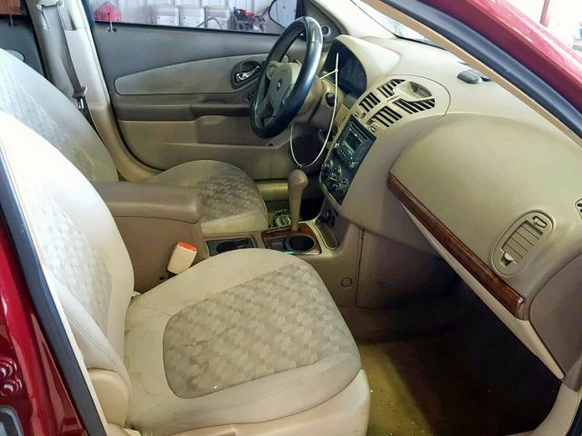 1G1ZT54885F332292 - 2005 CHEVROLET MALIBU LS RED photo 5