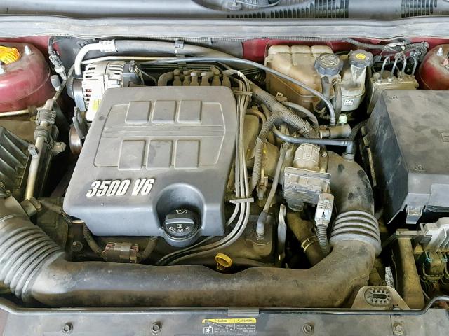 1G1ZT54885F332292 - 2005 CHEVROLET MALIBU LS RED photo 7