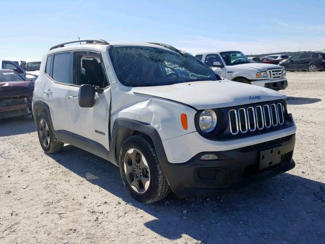 ZACCJAAB9HPE43494 - 2017 JEEP RENEGADE S Սպիտակ լուսանկար 1