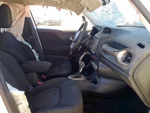 ZACCJAAB9HPE43494 - 2017 JEEP RENEGADE S Սպիտակ լուսանկար 5