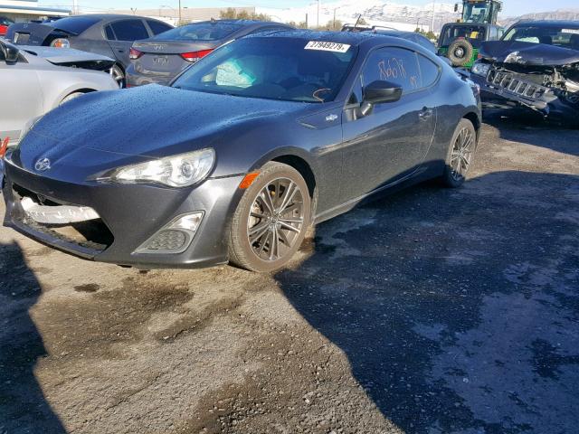 JF1ZNAA19D1723941 - 2013 TOYOTA SCION FR-S CHARCOAL photo 2