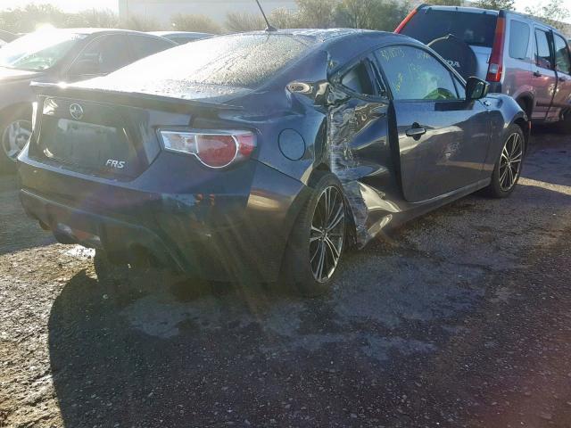 JF1ZNAA19D1723941 - 2013 TOYOTA SCION FR-S CHARCOAL photo 4