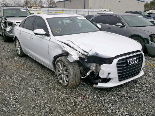 WAUGFAFC3EN041590 - 2014 AUDI A6 PREMIUM WHITE photo 1