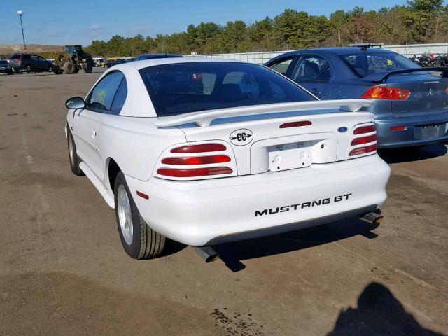 1FALP42T6RF146071 - 1994 FORD MUSTANG GT WHITE photo 3