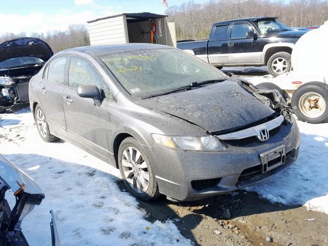 2HGFA1F92AH552942 - 2010 HONDA CIVIC EXL GRAY photo 1