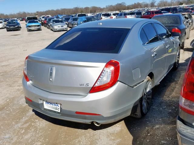 1LNHL9DK2DG603406 - 2013 LINCOLN MKS SILVER photo 4