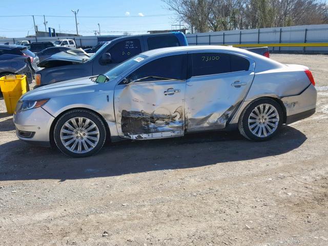 1LNHL9DK2DG603406 - 2013 LINCOLN MKS SILVER photo 9