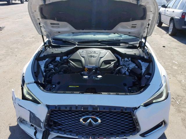 JN1EV7ELXHM553734 - 2017 INFINITI Q60 PREMIU WHITE photo 7