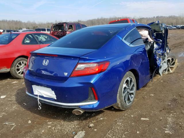 1HGCT1B33GA012120 - 2016 HONDA ACCORD LX- BLUE photo 4