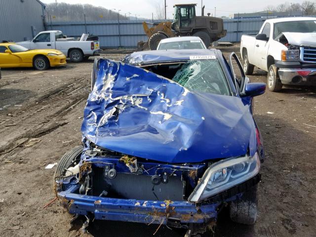 1HGCT1B33GA012120 - 2016 HONDA ACCORD LX- BLUE photo 9