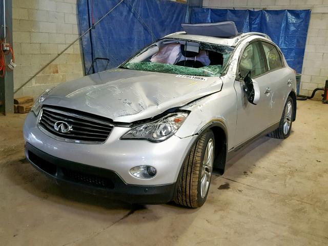 JN1AJ0HR0BM852741 - 2011 INFINITI EX35 BASE SILVER photo 2