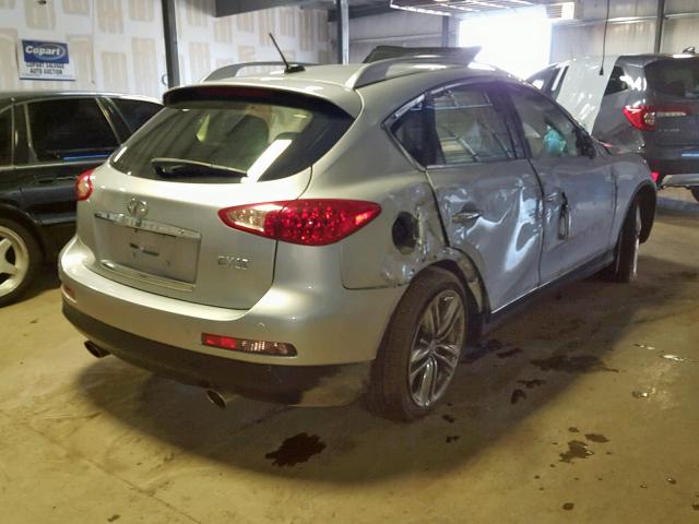 JN1AJ0HR0BM852741 - 2011 INFINITI EX35 BASE SILVER photo 4