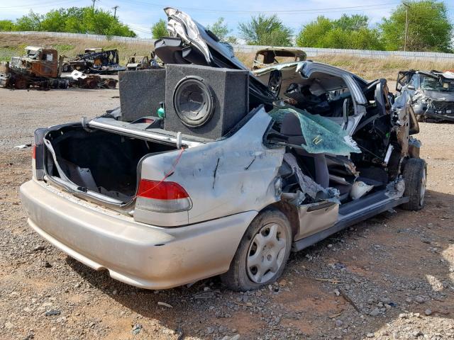 1HGEJ6124XL006755 - 1999 HONDA CIVIC DX SILVER photo 4