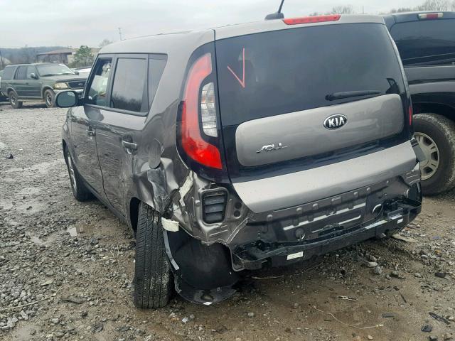 KNDJN2A27H7435277 - 2017 KIA SOUL SILVER photo 3