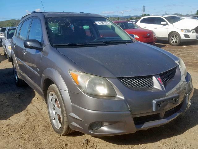 5Y2SL62804Z437083 - 2004 PONTIAC VIBE GRAY photo 1