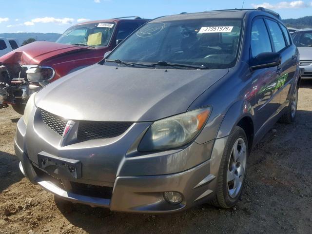 5Y2SL62804Z437083 - 2004 PONTIAC VIBE GRAY photo 2