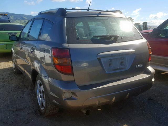 5Y2SL62804Z437083 - 2004 PONTIAC VIBE GRAY photo 3