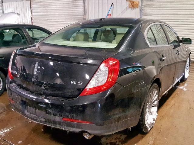 1LNHL9DK9DG603046 - 2013 LINCOLN MKS BLACK photo 4