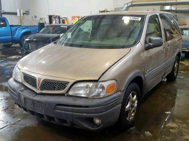 1GMDU03E53D275921 - 2003 PONTIAC MONTANA TAN photo 2