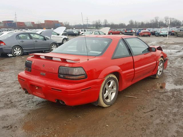 1G2WJ12X1TF230305 - 1996 PONTIAC GRAND PRIX RED photo 4