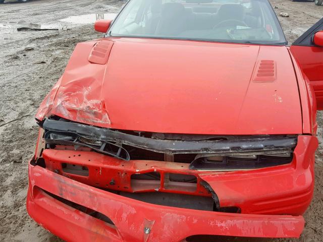 1G2WJ12X1TF230305 - 1996 PONTIAC GRAND PRIX RED photo 7