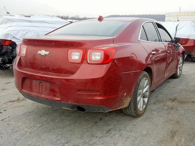 1G11J5SX2DU100942 - 2013 CHEVROLET MALIBU LTZ MAROON photo 4