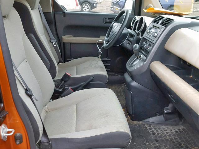 5J6YH28747L003320 - 2007 HONDA ELEMENT EX ORANGE photo 5