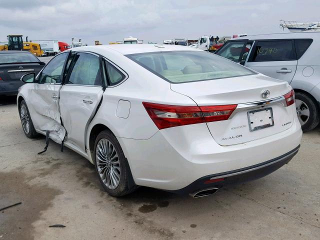 4T1BK1EB3GU219780 - 2016 TOYOTA AVALON XLE WHITE photo 3