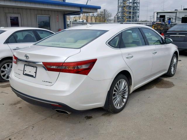 4T1BK1EB3GU219780 - 2016 TOYOTA AVALON XLE WHITE photo 4