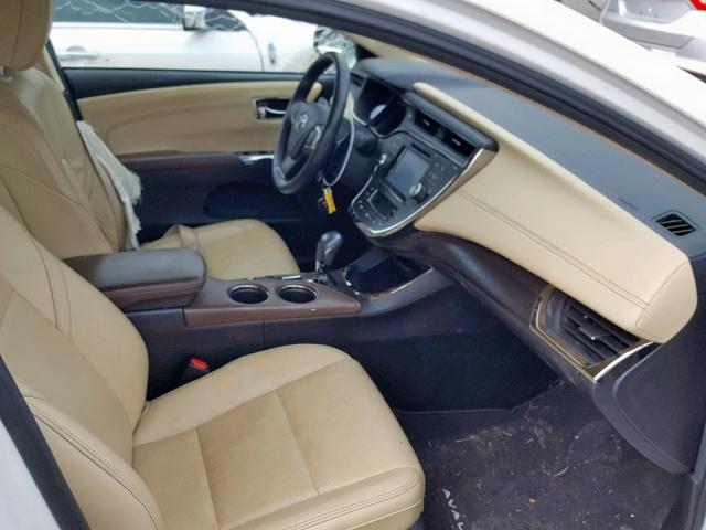 4T1BK1EB3GU219780 - 2016 TOYOTA AVALON XLE WHITE photo 5