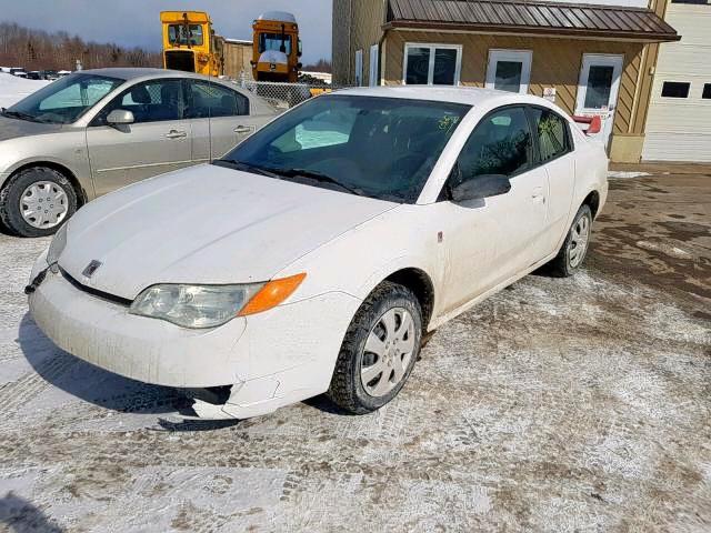 1G8AM15F67Z124043 - 2007 SATURN ION LEVEL WHITE photo 2