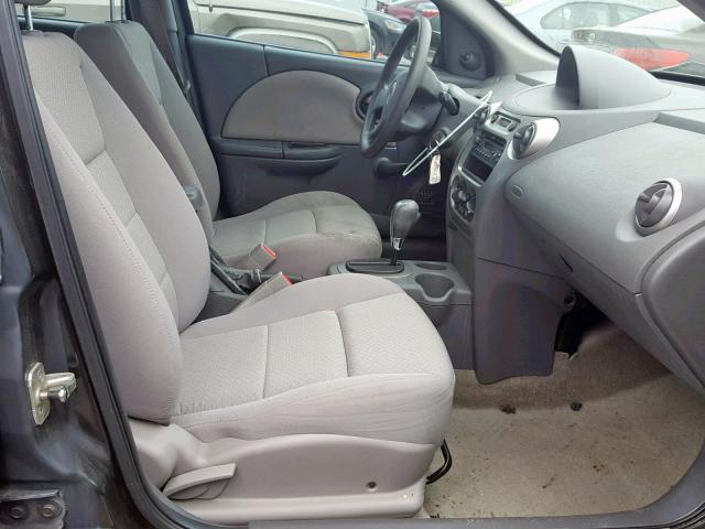 1G8AJ52F45Z102768 - 2005 SATURN ION LEVEL TAN photo 5