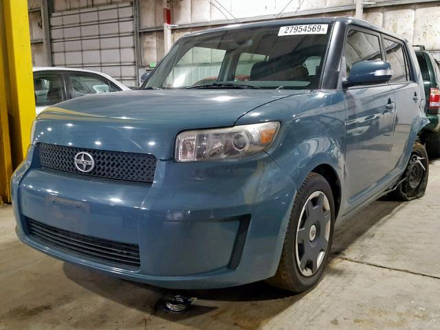 JTLKE50EX81048537 - 2008 TOYOTA SCION XB ლურჯი ფოტო 2