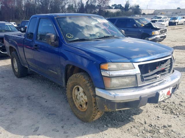 1GTCS196X58271144 - 2005 GMC CANYON BLUE photo 1