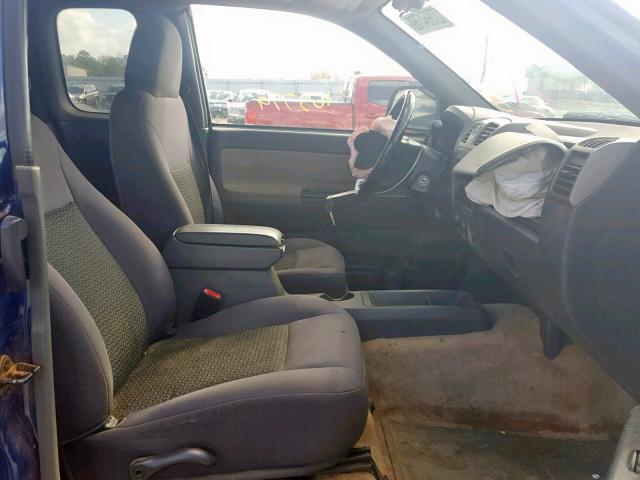 1GTCS196X58271144 - 2005 GMC CANYON BLUE photo 5