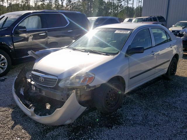 2T1BR32E47C844907 - 2007 TOYOTA COROLLA CE SILVER photo 2